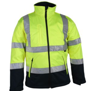 Vizwell VWJK135 Warnschutzjacke Softshell atmungsaktiv