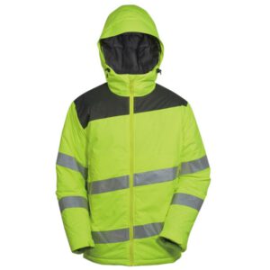 Vizwell VWJK263YG Warnschutzjacke Warnschutzparka gelb