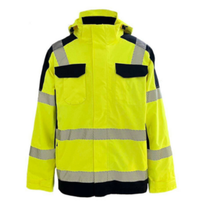 Vizwell Warnschutzjacke Regenjacke VWJK433YN gelb