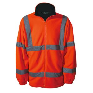 Warnschutz Fleecejacke Vizwell VWFC13 orange