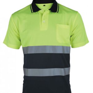 Warnschutzshirt Poloshirt Vizwell VWPS13 gelb / orange